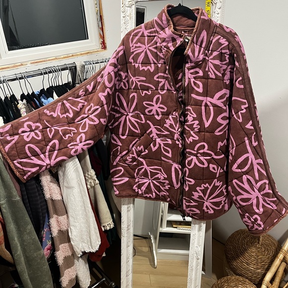 Free People Rare Printed Dolman Jacket - Picture 4 of 9